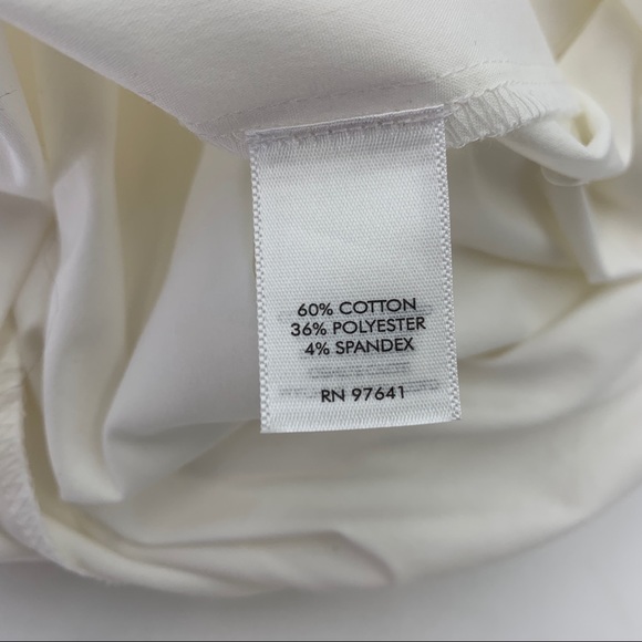 J. Jill White Button Up Shirt Collection Stretch Top Professional Cotton Preppy - Picture 5 of 12